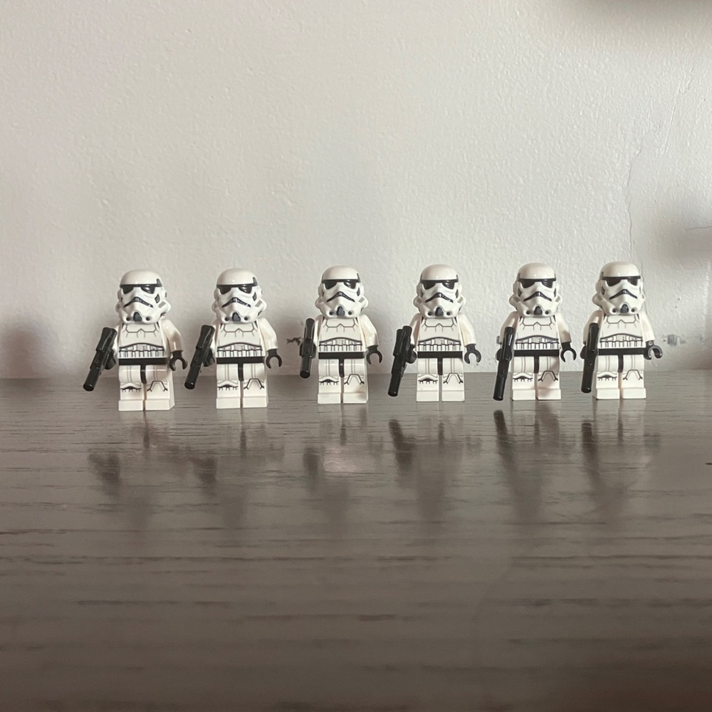 Lego Star Wars Stormtrooper lot of six